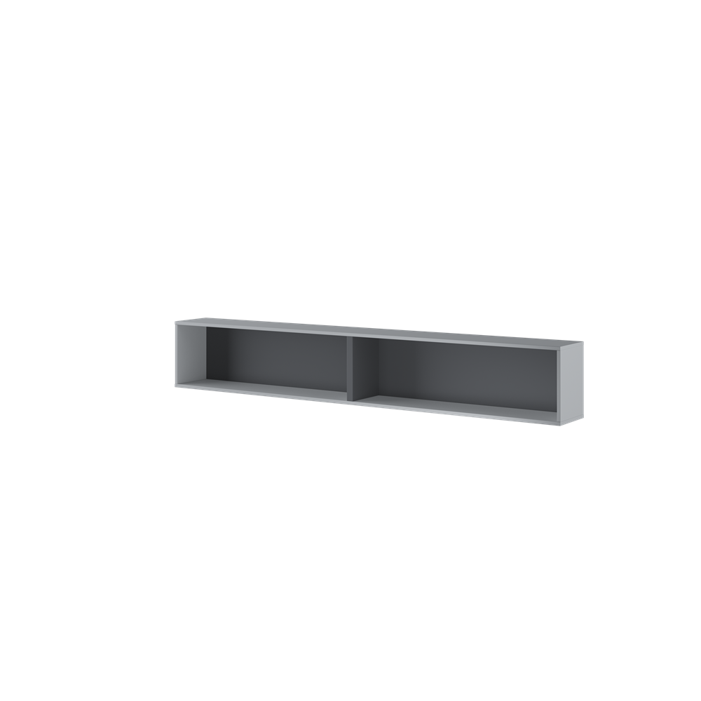 BED CONCEPT BC-30 półka wisząca - szary/grafit