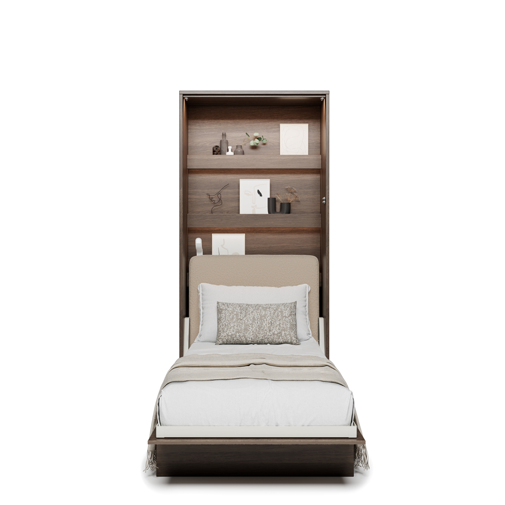 BED CONCEPT BC-31 zagłówek tapicerowany 90 do BC-03 - boucle beżowy PIU 03
