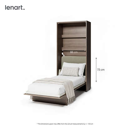 BED CONCEPT BC-31 zagłówek tapicerowany 90 do BC-03 - zielony LUKKA 38
