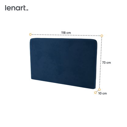 BED CONCEPT BC-32 zagłówek tapicerowany 120 do BC-02 - granat SOLO 263