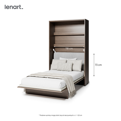 BED CONCEPT BC-32 zagłówek tapicerowany 120 do BC-02 - szart ART 82626