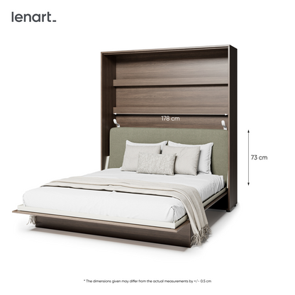 BED CONCEPT BC-33 zagłówek tapicerowany 180 do BC-13 - zielony LUKKA 38