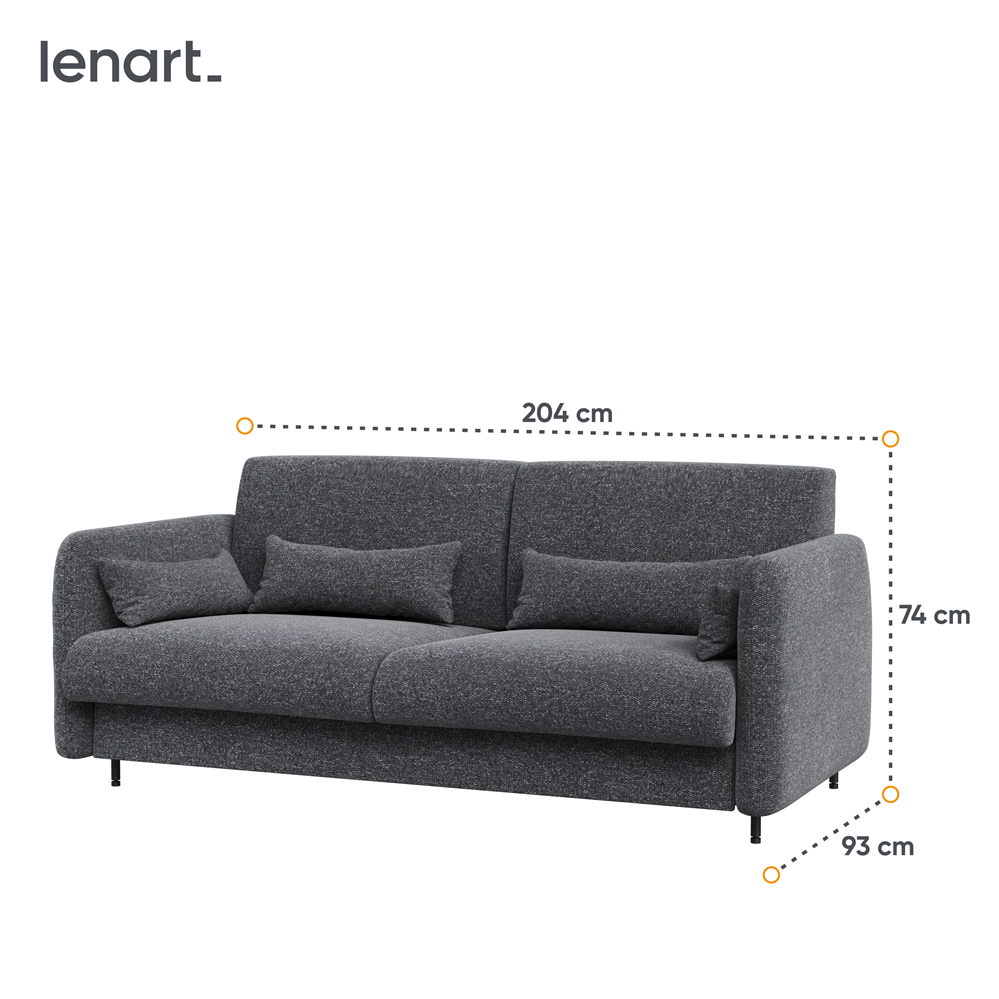 BED CONCEPT BC-35 - Sofa 180 do BC-13 - grafit ART 82630