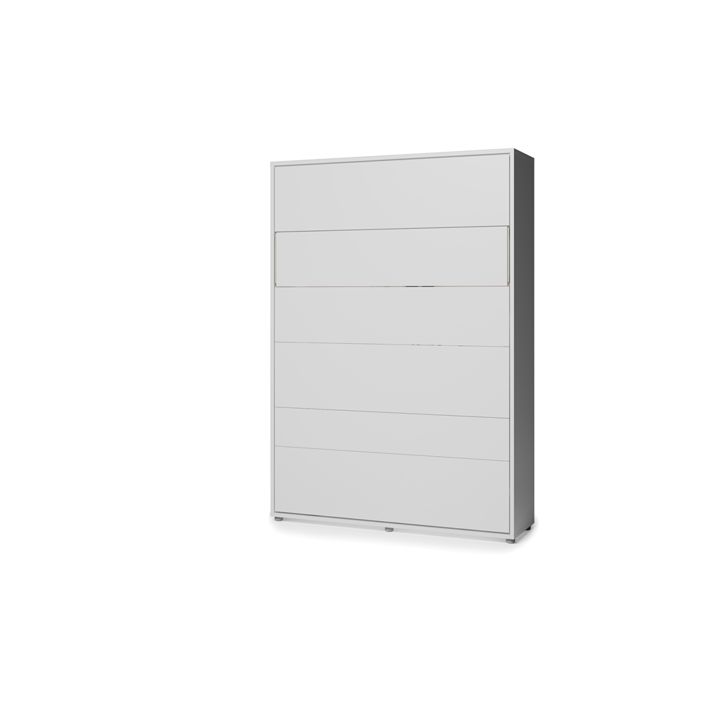 BED CONCEPT BC-36 - półkotapczan elektryczny 140 z zagłówkiem - biały/grafit ART 82630