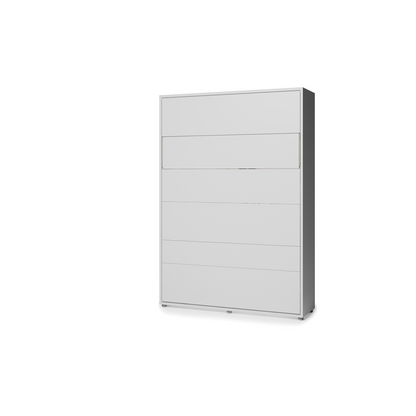 BED CONCEPT BC-36 - półkotapczan elektryczny 140 z zagłówkiem - biały/grafit ART 82630