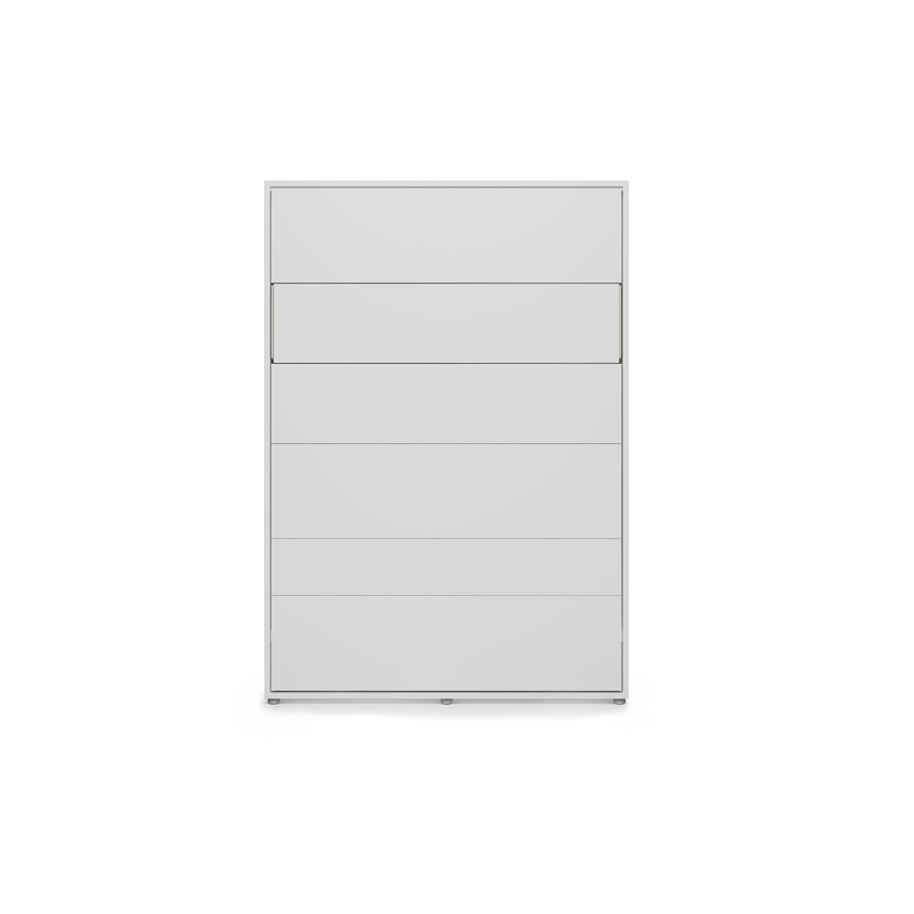 BED CONCEPT BC-36 - półkotapczan elektryczny 140 z zagłówkiem - biały/zielony LUKKA 38