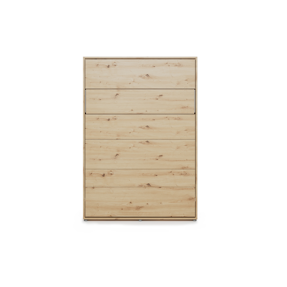 BED CONCEPT BC-36 - półkotapczan elektryczny 140 z zagłówkiem - dąb artisan/szary ART 82626