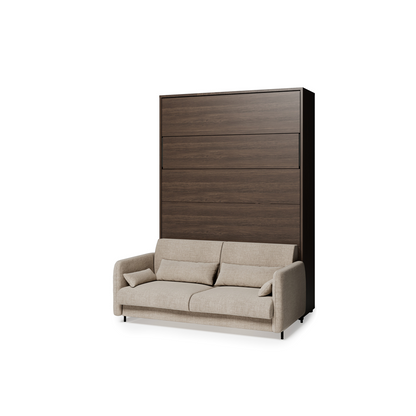BED CONCEPT BC-36 - półkotapczan elektryczny 140 z zagłówkiem - dąb dunin/beżowy ART 82610