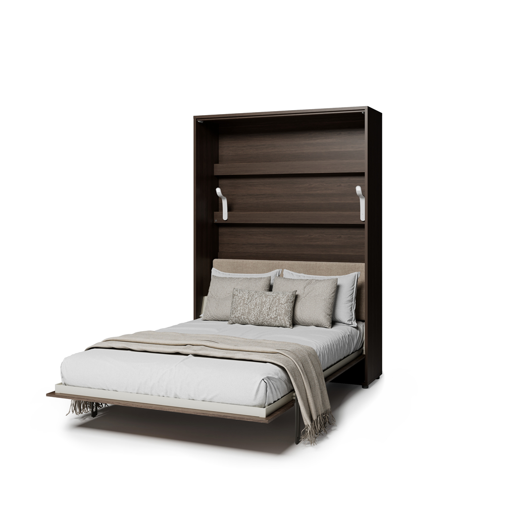 BED CONCEPT BC-36 - półkotapczan elektryczny 140 z zagłówkiem - dąb dunin/beżowy ART 82610