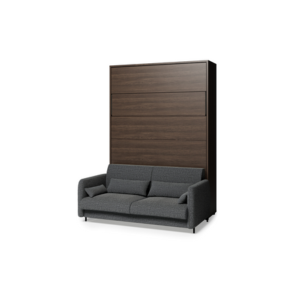 BED CONCEPT BC-36 - półkotapczan elektryczny 140 z zagłówkiem - dąb dunin/grafit ART 82630
