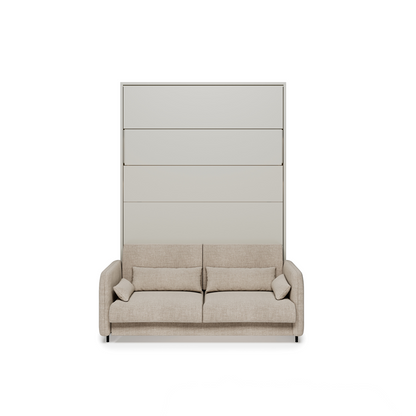 BED CONCEPT BC-36 - półkotapczan elektryczny 140 z zagłówkiem - kaszmir/beżowy ART 82610