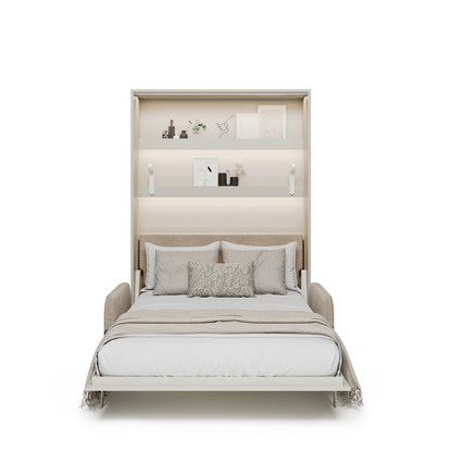 BED CONCEPT BC-36 - półkotapczan elektryczny 140 z zagłówkiem - kaszmir/beżowy ART 82610