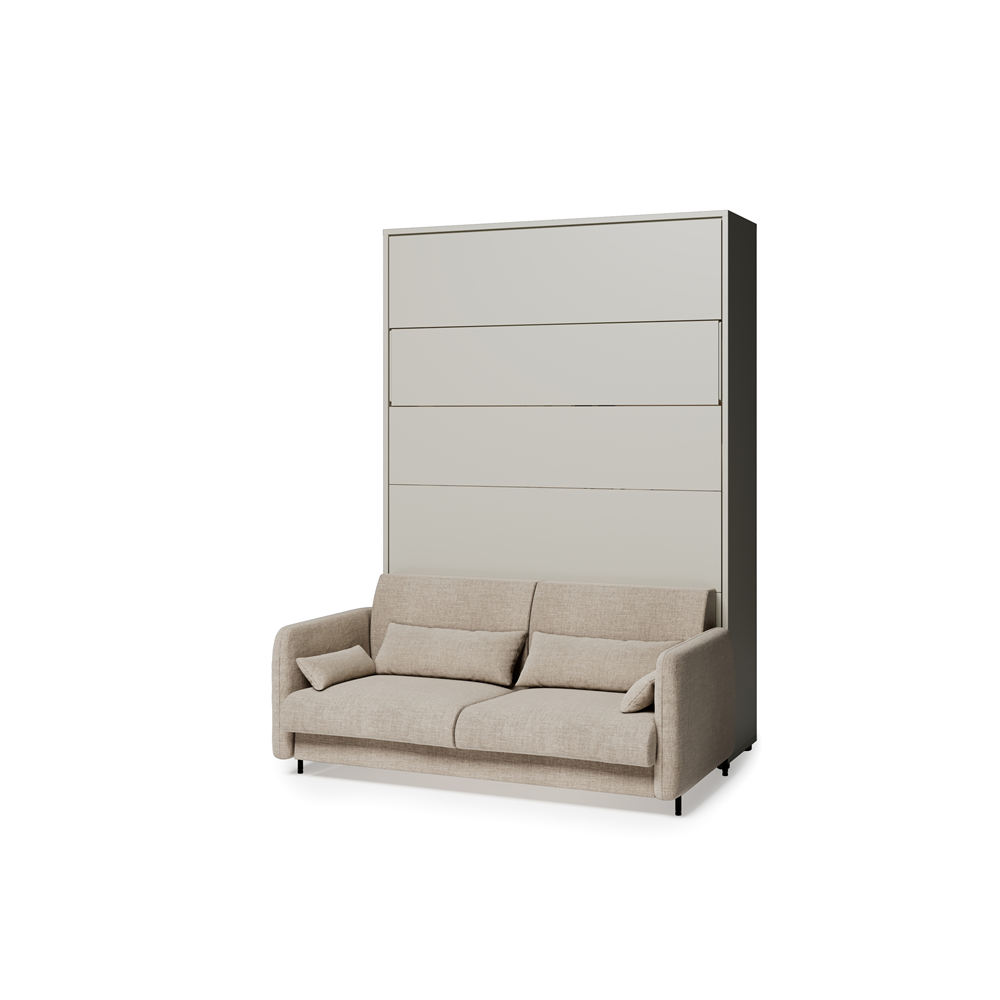 BED CONCEPT BC-36 - półkotapczan elektryczny 140 z zagłówkiem - kaszmir/beżowy ART 82610