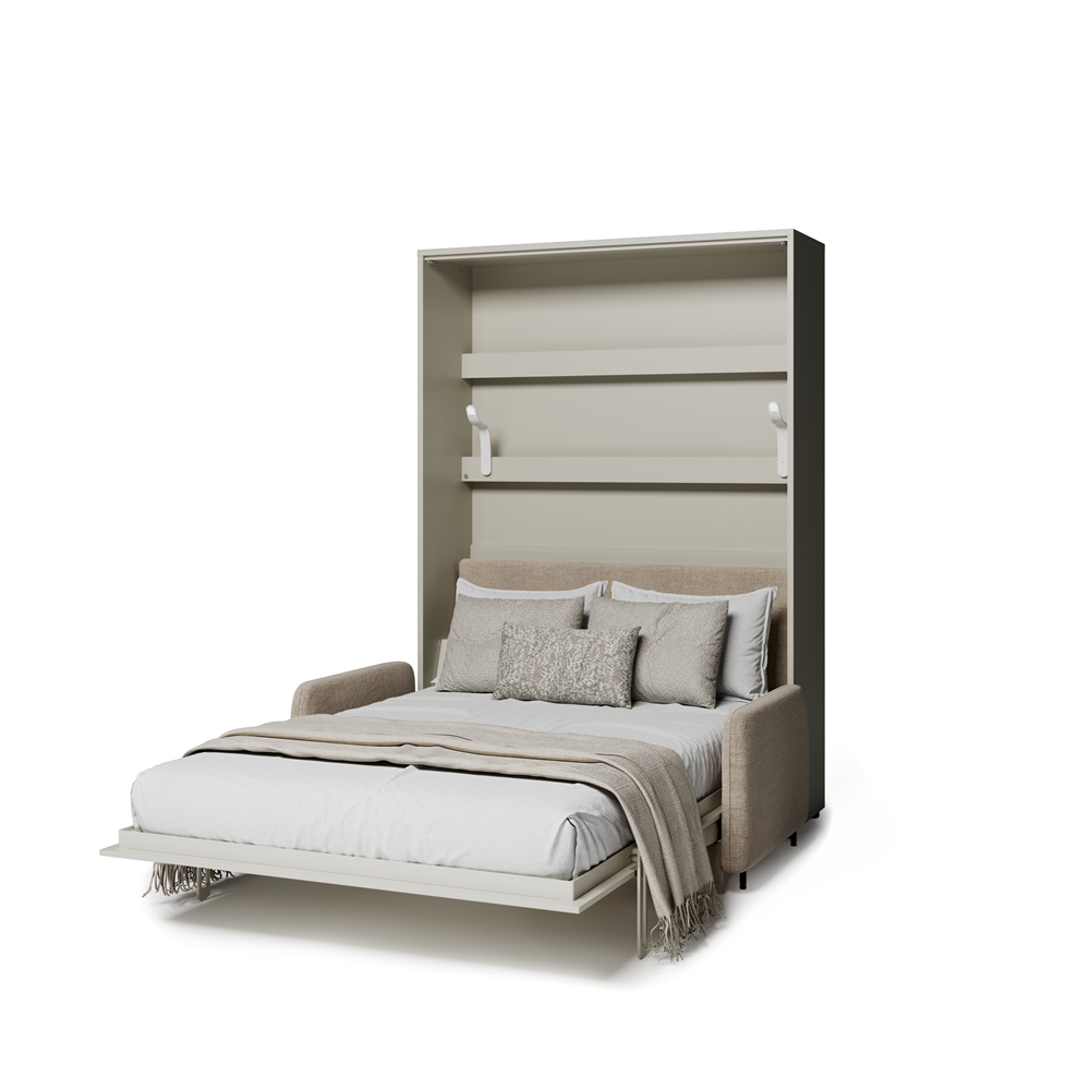 BED CONCEPT BC-36 - półkotapczan elektryczny 140 z zagłówkiem - kaszmir/beżowy ART 82610