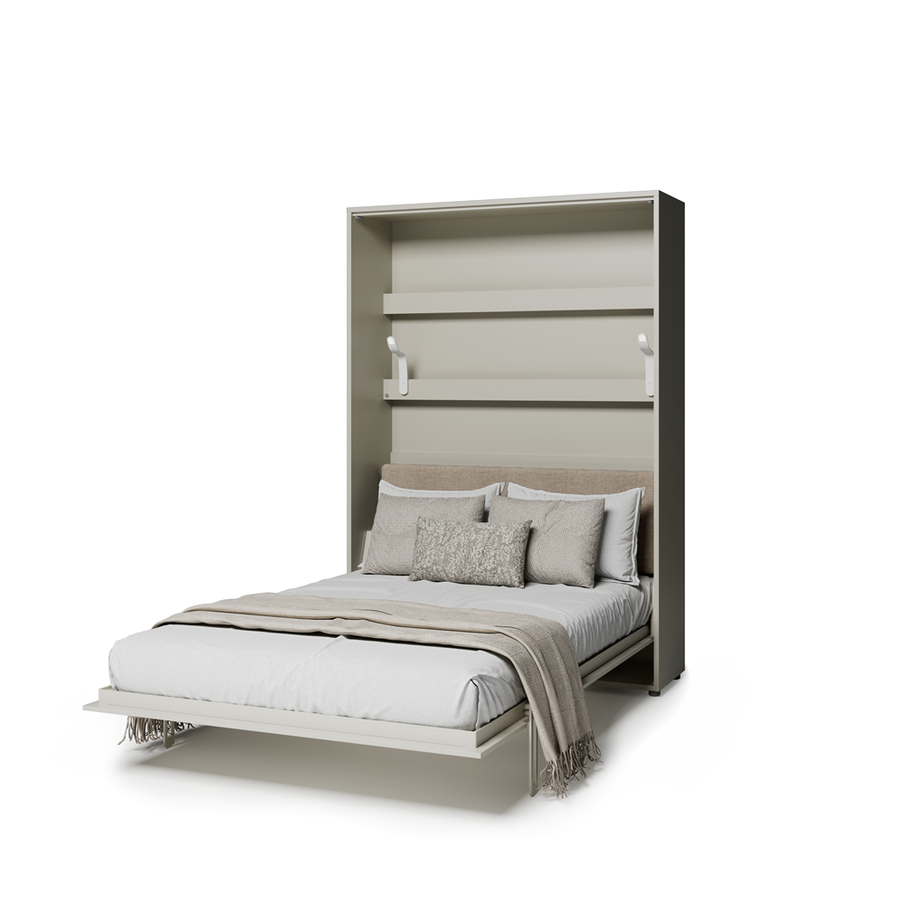BED CONCEPT BC-36 - półkotapczan elektryczny 140 z zagłówkiem - kaszmir/beżowy ART 82610
