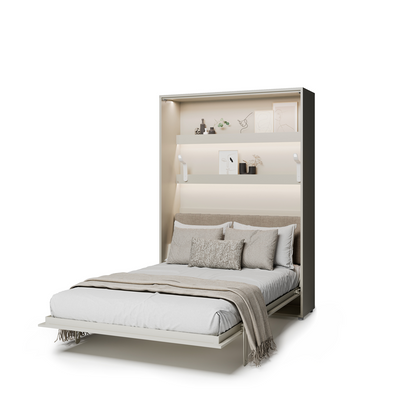 BED CONCEPT BC-36 - półkotapczan elektryczny 140 z zagłówkiem - kaszmir/beżowy ART 82610