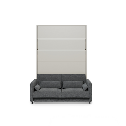 BED CONCEPT BC-36 - półkotapczan elektryczny 140 z zagłówkiem - kaszmir/grafit ART 82630