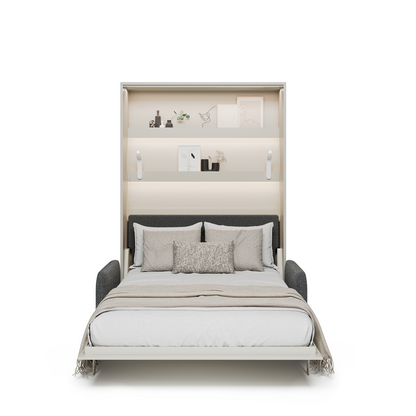 BED CONCEPT BC-36 - półkotapczan elektryczny 140 z zagłówkiem - kaszmir/grafit ART 82630