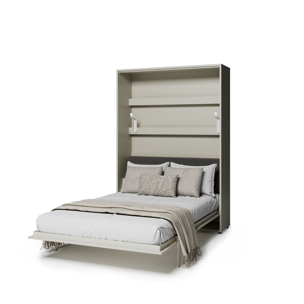 BED CONCEPT BC-36 - półkotapczan elektryczny 140 z zagłówkiem - kaszmir/grafit ART 82630