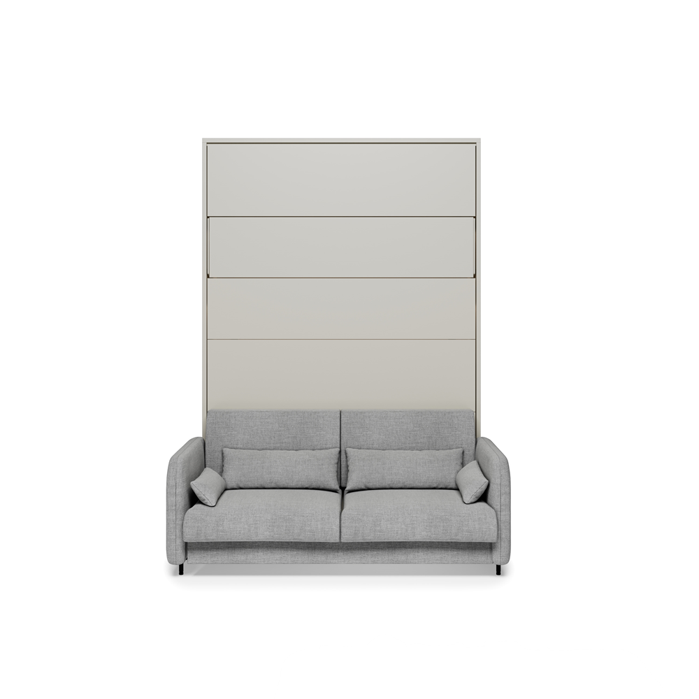 BED CONCEPT BC-36 - półkotapczan elektryczny 140 z zagłówkiem - kaszmir/szary ART 82626