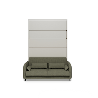 BED CONCEPT BC-36 - półkotapczan elektryczny 140 z zagłówkiem - kaszmir/zielony LUKKA 38