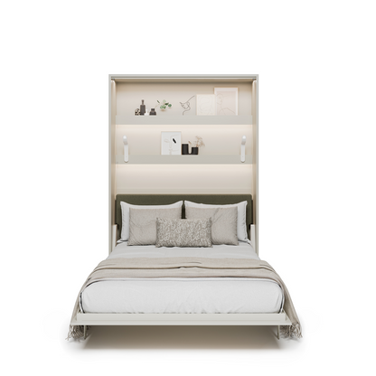 BED CONCEPT BC-36 - półkotapczan elektryczny 140 z zagłówkiem - kaszmir/zielony LUKKA 38