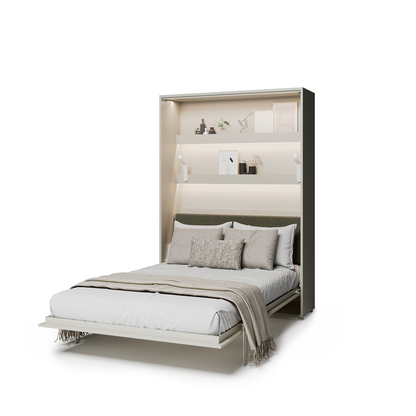 BED CONCEPT BC-36 - półkotapczan elektryczny 140 z zagłówkiem - kaszmir/zielony LUKKA 38