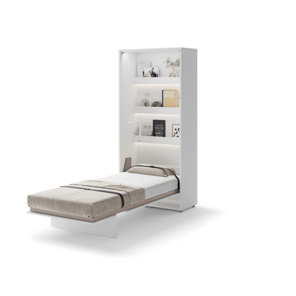 BED CONCEPT BC-03 - półkotapczan pionowy 90 - biały