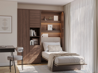 BED CONCEPT BC-03 - półkotapczan pionowy 90 - dąb dunin