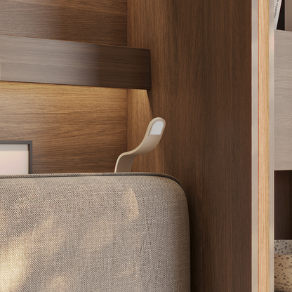 BED CONCEPT BC-03 - półkotapczan pionowy 90 - dąb dunin