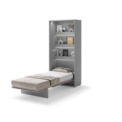 BED CONCEPT BC-03 - półkotapczan pionowy 90 - szary