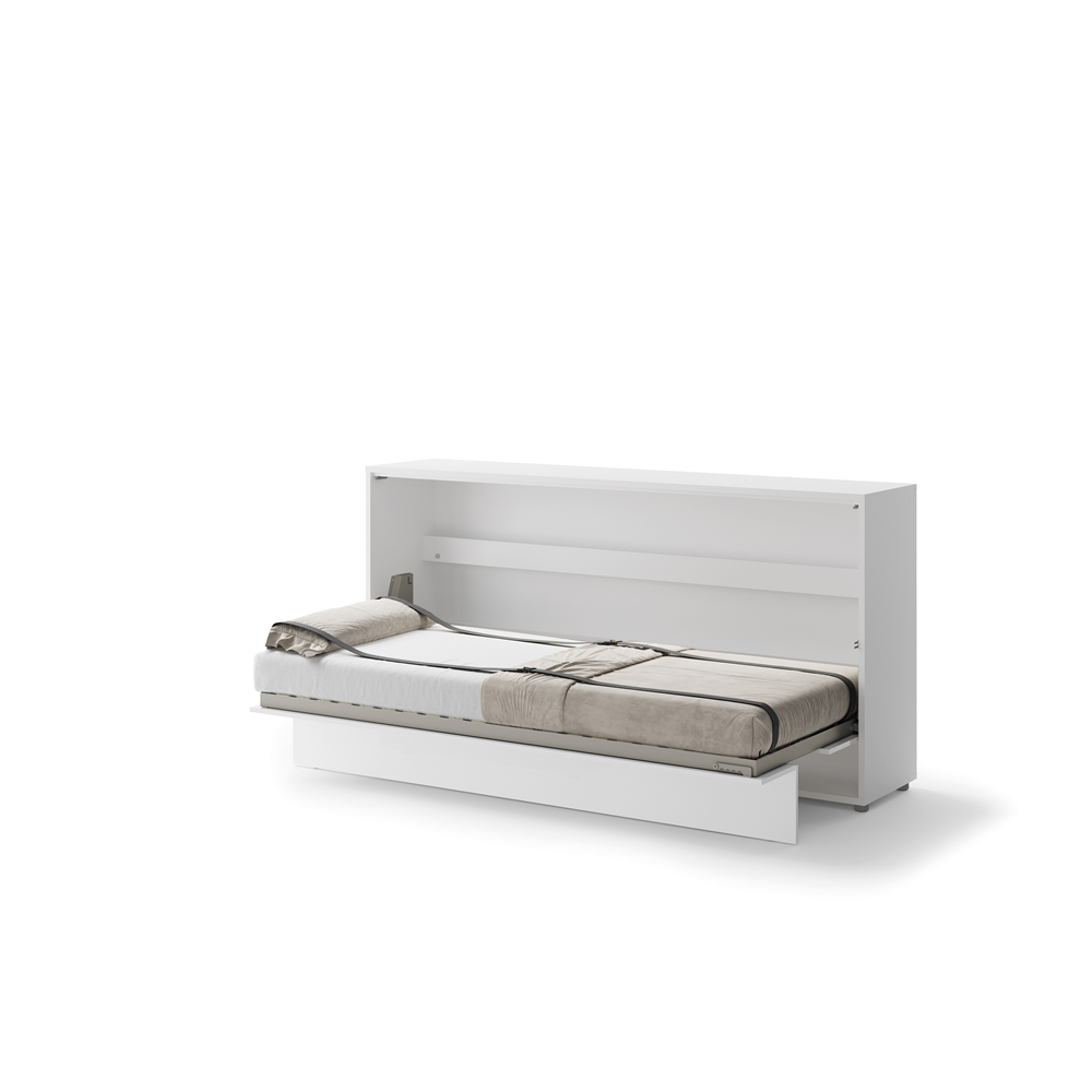 BED CONCEPT BC-06 - półkotapczan poziomy 90 - biały