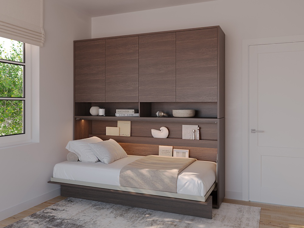 BED CONCEPT BC-06 - półkotapczan poziomy 90 - dąb dunin