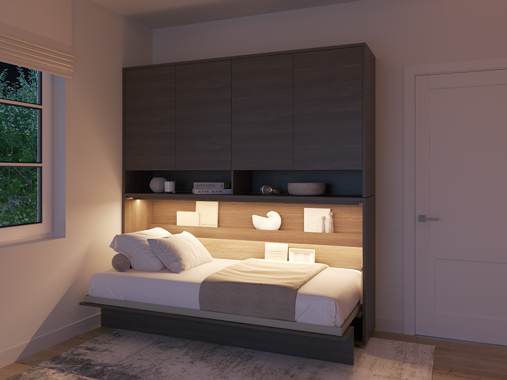 BED CONCEPT BC-06 - półkotapczan poziomy 90 - dąb dunin