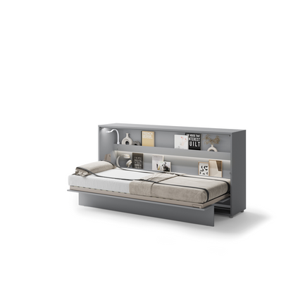 BED CONCEPT BC-06 - półkotapczan poziomy 90 - szary