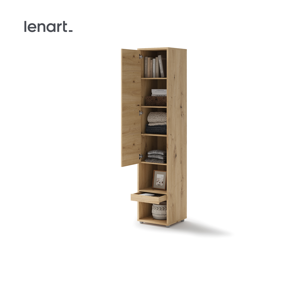 BED CONCEPT BC-07 - szafka 1d1s - dąb artisan