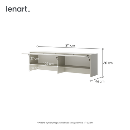BED CONCEPT BC-09 nadstawka do BC-04 - kaszmir