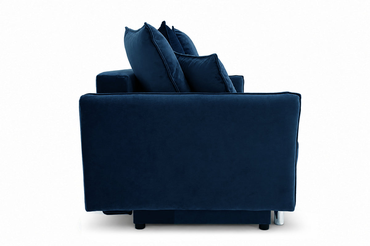Sofa Tiano rozkładana granat velvet