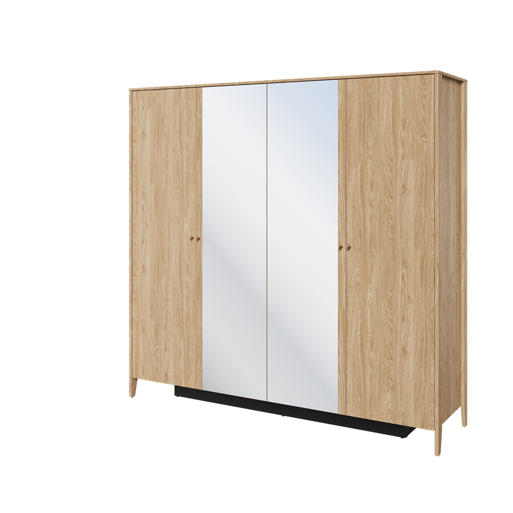 COZY CZ-01 - szafa 4d - dąb olejowany