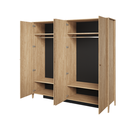 COZY CZ-01 - szafa 4d - dąb olejowany