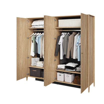 COZY CZ-01 - szafa 4d - dąb olejowany