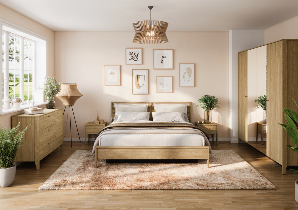 COZY CZ-01 - szafa 4d - dąb olejowany