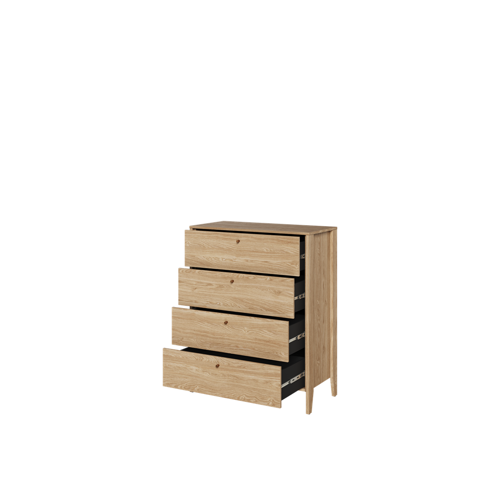 COZY CZ-03 - komoda 4s - dąb olejowany