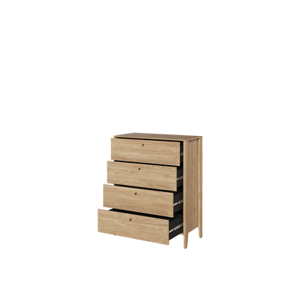 COZY CZ-03 - komoda 4s - dąb olejowany