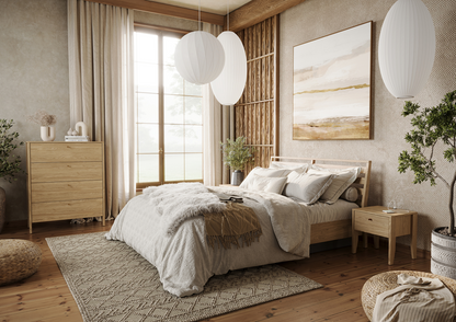 COZY CZ-03 - komoda 4s - dąb olejowany