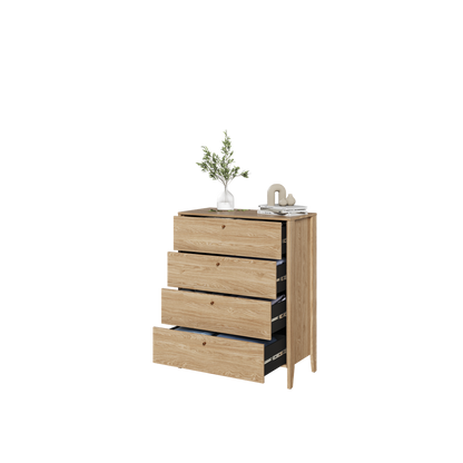COZY CZ-03 - komoda 4s - dąb olejowany