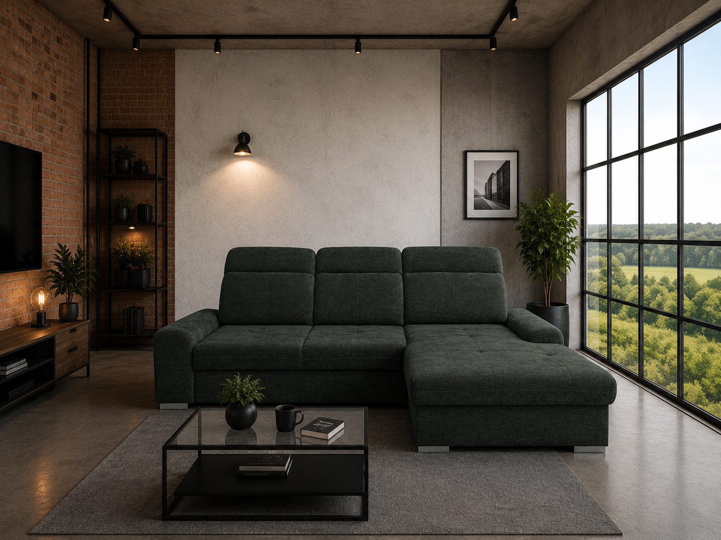 Narożnik Havana 2L kolor zielony Vibe 39