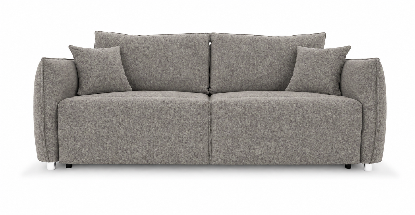 Sofa Rosie rozkładana w kolorze szarobeżowym - Taupe