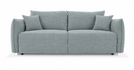 Sofa Rosie rozkładana w kolorze błękitnoszarym Ice Blue