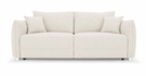 Sofa Rosie rozkładana w kolorze kremowym